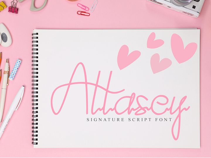 Attasey Signature Script Font
