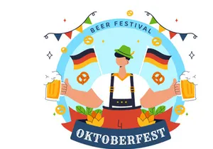 11 Happy Oktoberfest Beer Festival Illustration