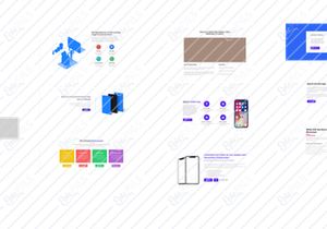 18 Blocos de Introdução Widgets para Web UI Kit Ver-03