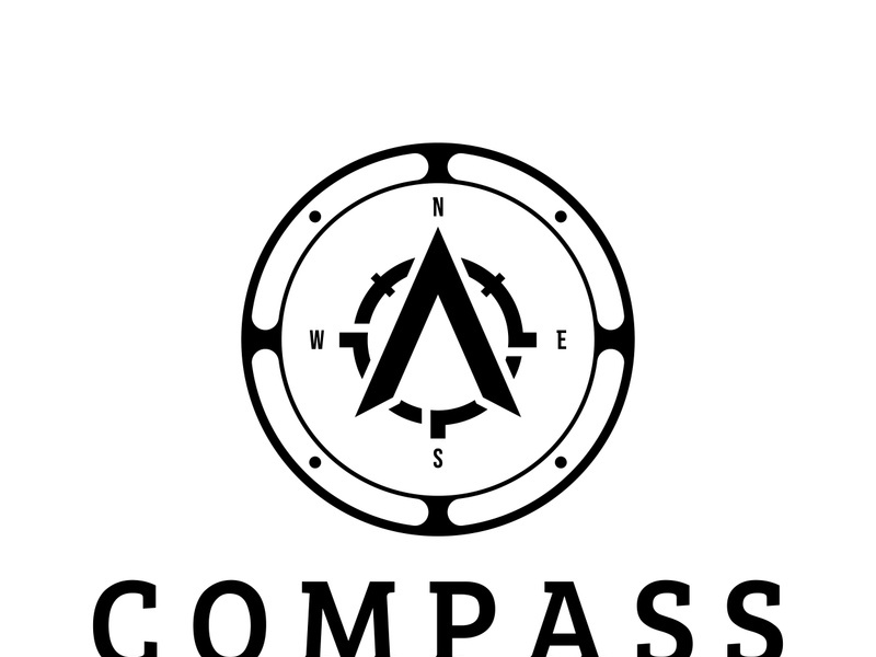 compass icon isolated on background.modern flat compass pictogram,business,marketing,internet concept.trendy simple vector symbol for websitedesign or button to mobile app.logo illustration.