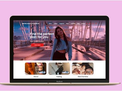 Girl Fitness Template