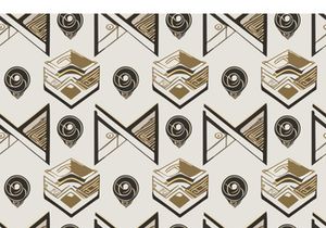 Pattern Art Deco gold