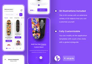 Skateboard Shop App Design