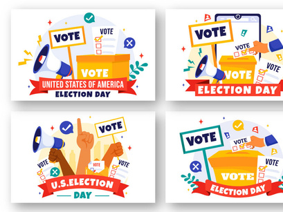 11 Election Day Political Illustration