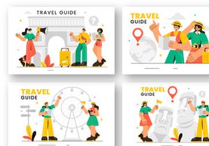 9 Travel Guide and Tour Illustration