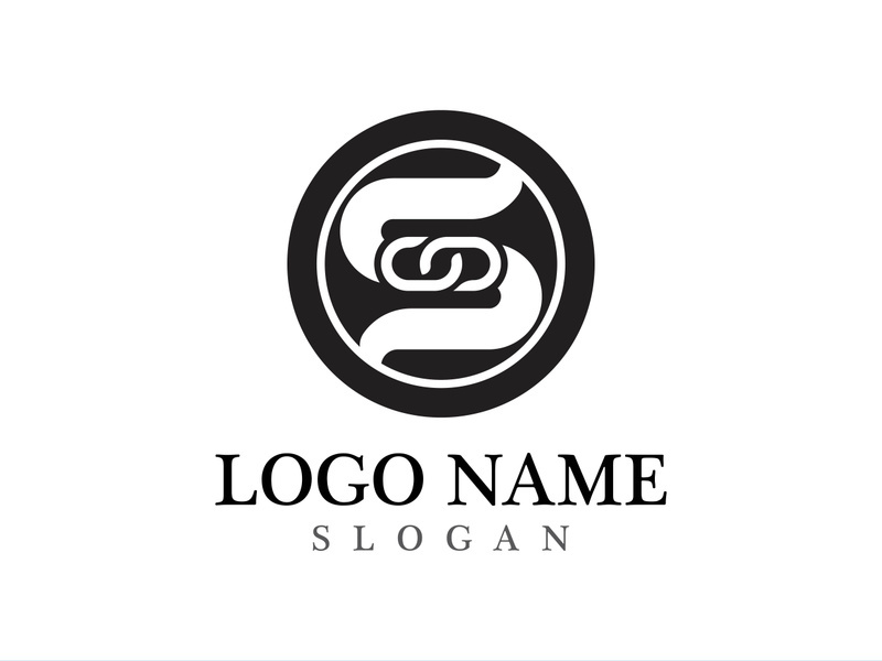 Business corporate S letter logo design vector