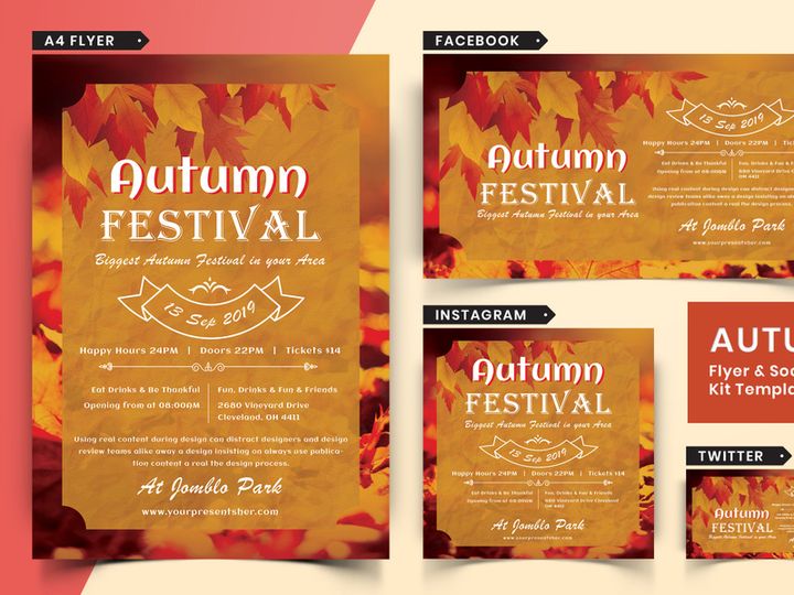 Autumn Festival Flyer & Social Media Pack-02