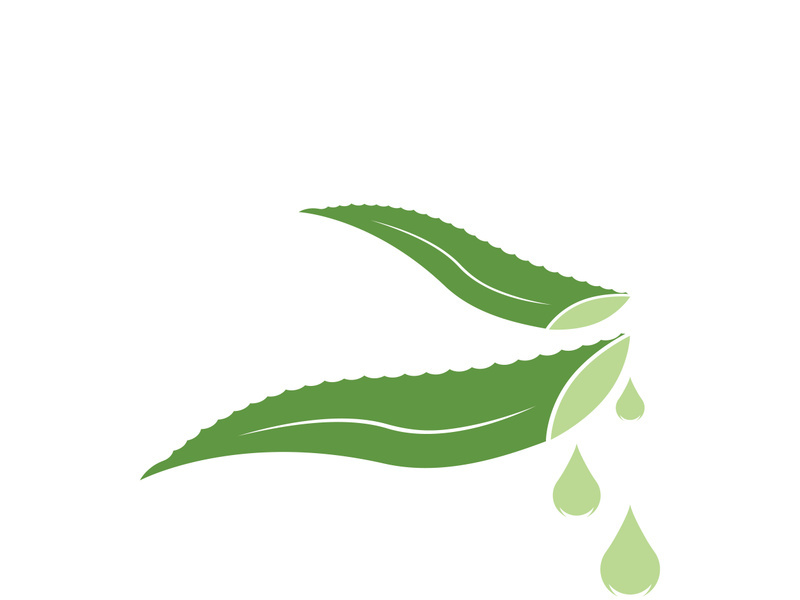 Aloe Vera logo icon design symbol beauty skin care