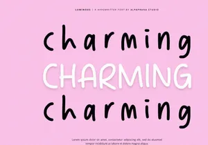 Luminous - Handwritten Font