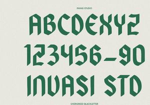 Overgreed - Rounded Blackletter
