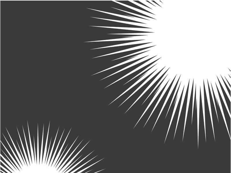 Speed Lines Comic Book Design Element Vector Illustration