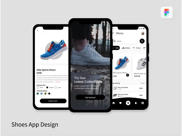 Shoes App Design