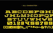 Machine Heavy - Condensed Slab Serif Font