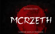 Morzeth – Horror Brush Display Font
