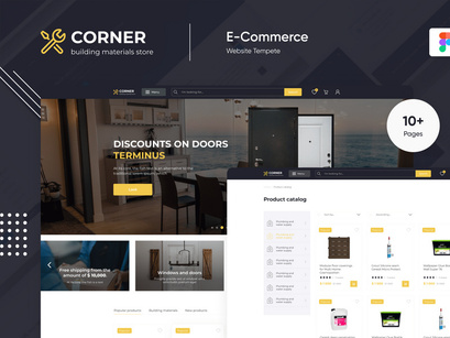 Corned E-commerce Template Psd Figma