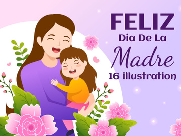 16 Feliz Dia De La Madre Illustration preview picture