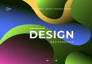 Vibrant Green Background Abstract
