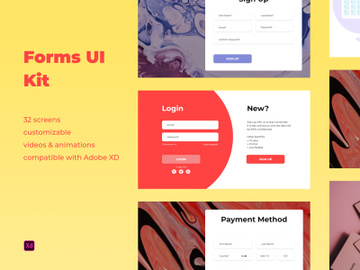 Forms UI kit preview picture