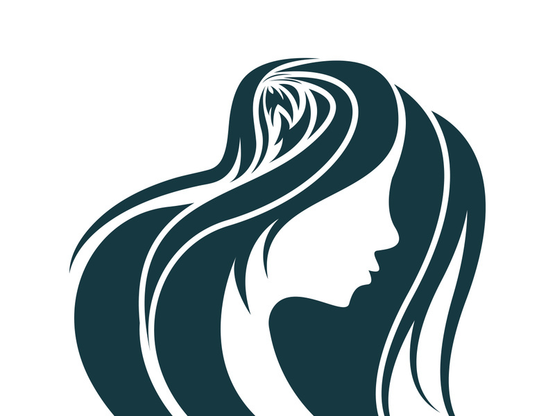 Women beauty, salon, spa, hair minimalist logo design inspiration