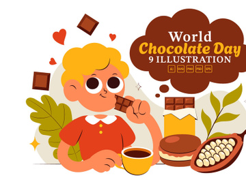 9 World Chocolate Day Illustration preview picture