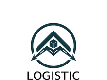 logistics logo icon illustration vector design  distribution symbol  delivery of goods  economy  finance