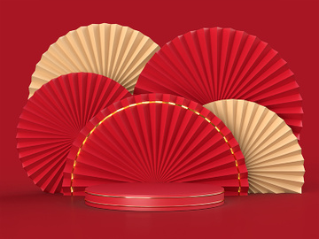 Chinese New Year Mockup Scene preview picture