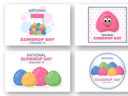 11 National Gumdrop Day Illustration