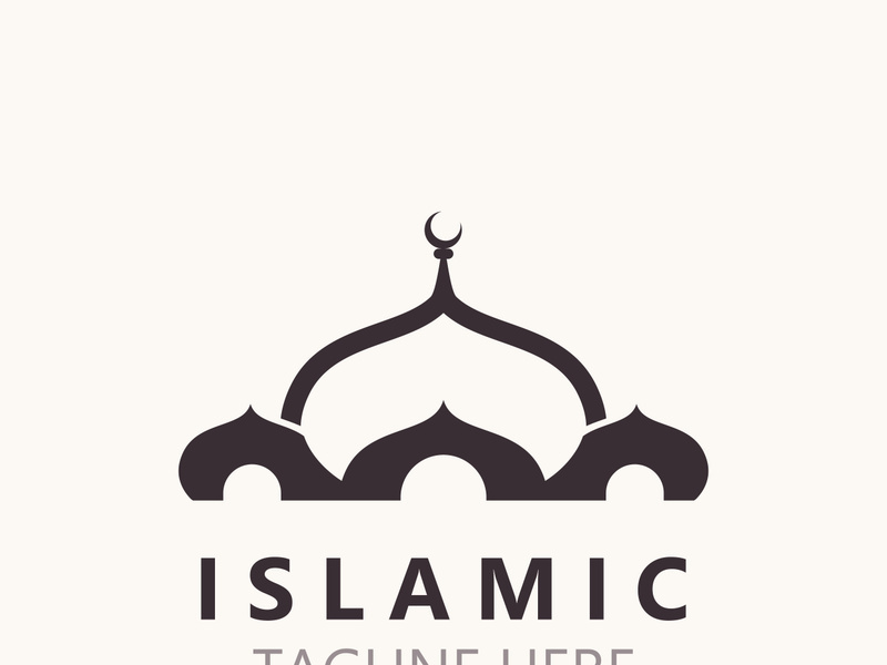 Islamic Mosque Logo design, template Islamic, Islamic Day Ramadan vector graphic creative idea