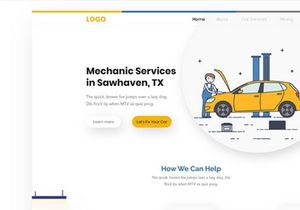 Automotive- Mechanic Services Landing Page