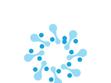 Molecule symbol logo template vector illustration design