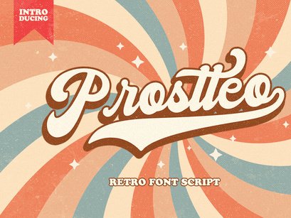 Prostteo - Bold Script Font
