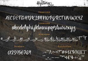 Hysteria - Stylish Script Font