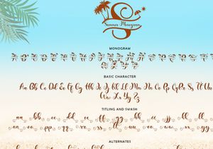 Summer Monogram