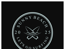 surfing logo with vintage paddle board beach waves, for business, sport, adventure, tourism, vacation