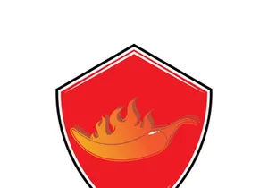 Red hot natural chili icon vector illustration