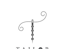 Tailor logo icon illustration template combination of buttons for clothes, thread and sewing machine, for clothing product design