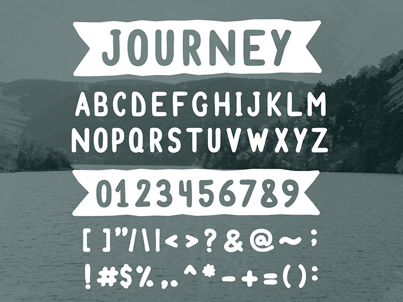 Journey - free font