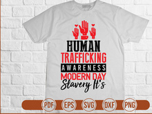 Human Trafficking Awareness Modern Day Slavery Its