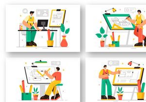 9 Drafting Working Illustration