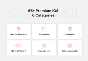 Origin Mobile UI Kit for SKETCH