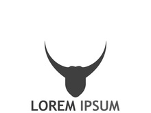 bull head horn logo