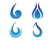 Water drop Logo Template vector illustration design