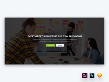 Hero Header for Startups Websites-01 preview picture