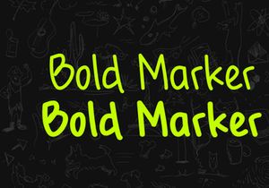 Bold Marker | Natural & Bold Display