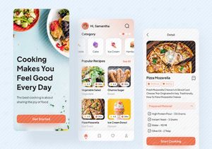UI Kit Aplikasi Resep Mobile