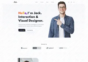 2 in 1 Portfolio Website Design