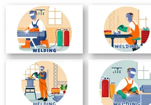 9 Welding Service Illustration