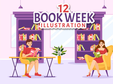 12 Book Week Events Illustration preview picture