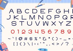 Minimalist School - Modern Sans Serif