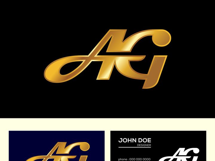 Initial Monogram Letter A G Logo Design Vector. Graphic Alphabet Symbol For Corporate Business